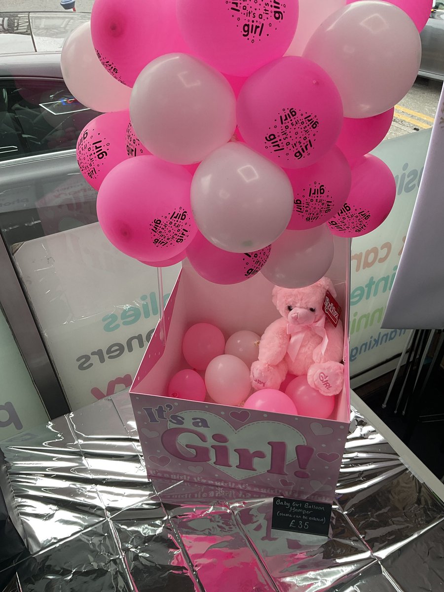 Made in store. Blue Boy theme hamper available too