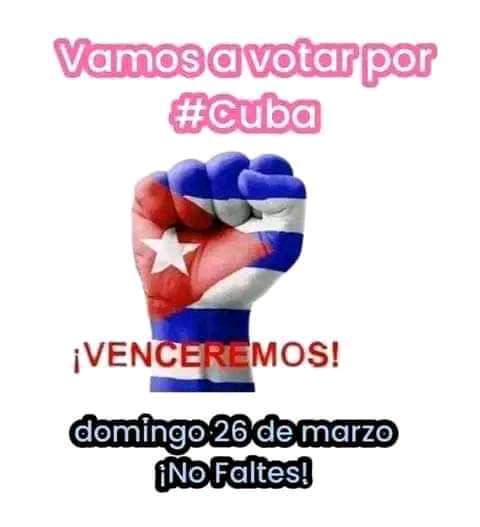 ¡La obra de la Revolución cuenta con todo un pueblo para defenderla! #Cuba #MejorEsPosible <a href="/MincinCuba/">Comercio Cuba</a> <a href="/BetsyDazVelzqu2/">Betsy Díaz Velázquez</a>  <a href="/PresidenciaCuba/">Presidencia Cuba 🇨🇺</a>