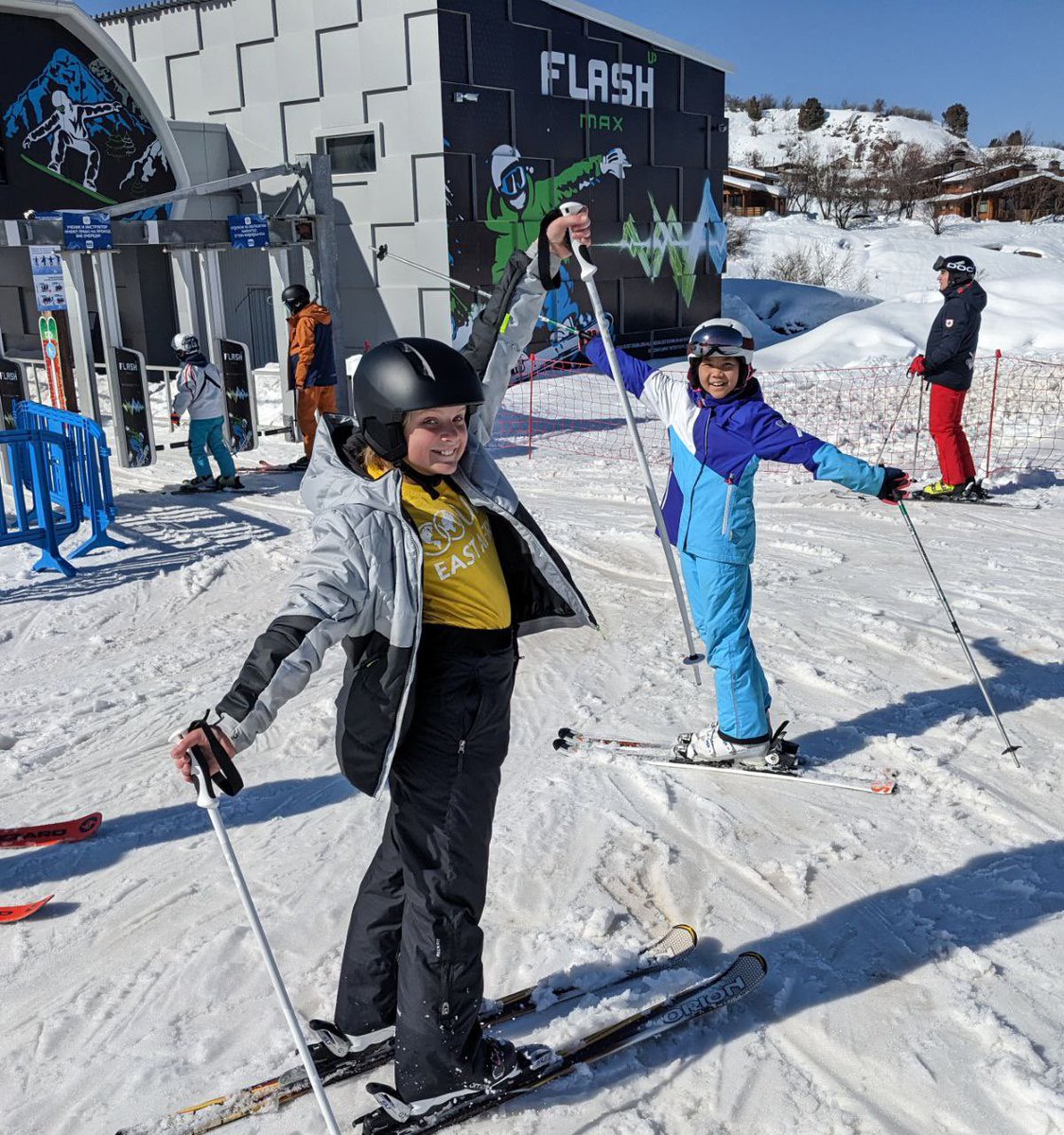 As part of #tashschool’s #outdoorlearning program G4&amp;5 Ss hit the slopes at Amirsoy Mountain Resort to conquer challenges, have fun and strengthen friendships. <a href="/DohaDerek/">Derek Nelson</a> <a href="/billkralovec/">Bill Kralovec</a> <a href="/brian7591/">Brian Murphy</a> #skiing #Uzbekistan  #playbasedlearning #TianShanMountains #OutdoorEd