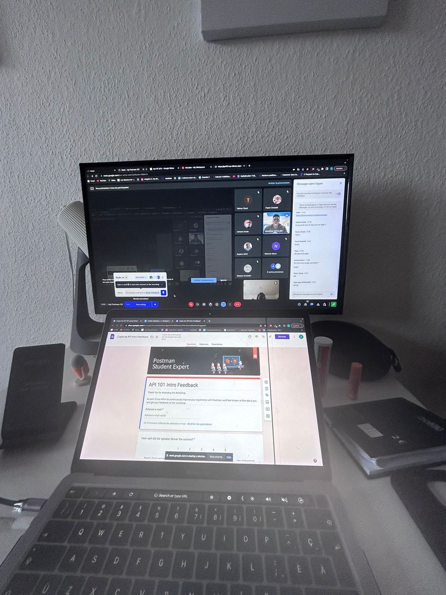 gdscepitechbj's tweet photo. Ohayo Mina 👋🏾👋🏾👋🏾
En forme ?

Nous tenons à vous remercier de votre présence au meet sur les APIs 101 avec Postman qui s'est tenue ce matin à 11h.
Nous aimerions avoir  vos feedbacks à travers le formulaire ci-joint :
https://t.co/byXZsawpVJ

Passez tous un agréable weekend 🤓✨ https://t.co/004xioK1zy