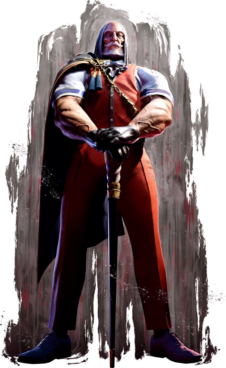 FicOldManOTD's tweet photo. Today’s old man is JP from Street Fighter 6! https://t.co/dVD0dYxeDW