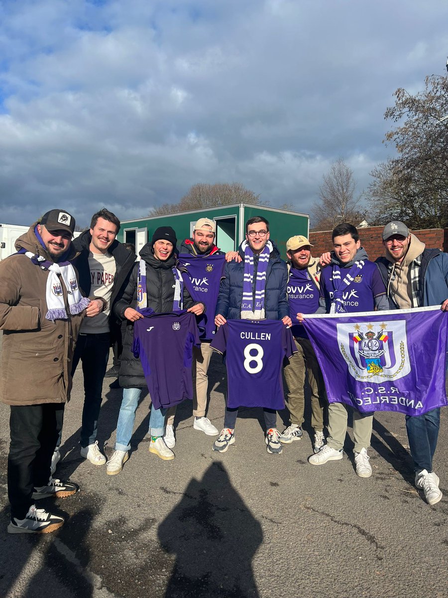 It's great to welcome <a href="/rscanderlecht/">RSC Anderlecht</a>
fans to the Turf this afternoon 🙌 

Enjoy the game, guys!