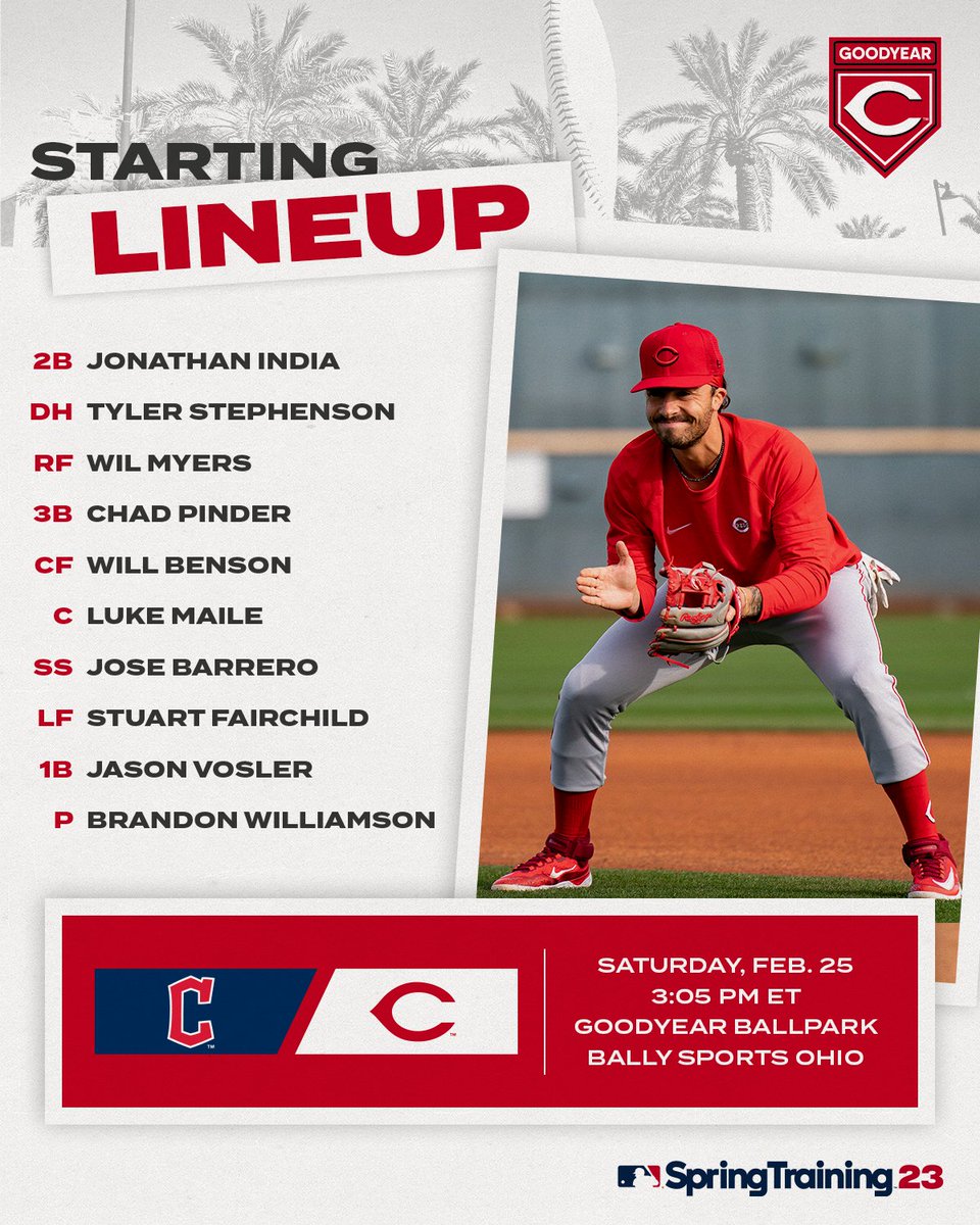 The Cincinnati Reds play baseball today❗️