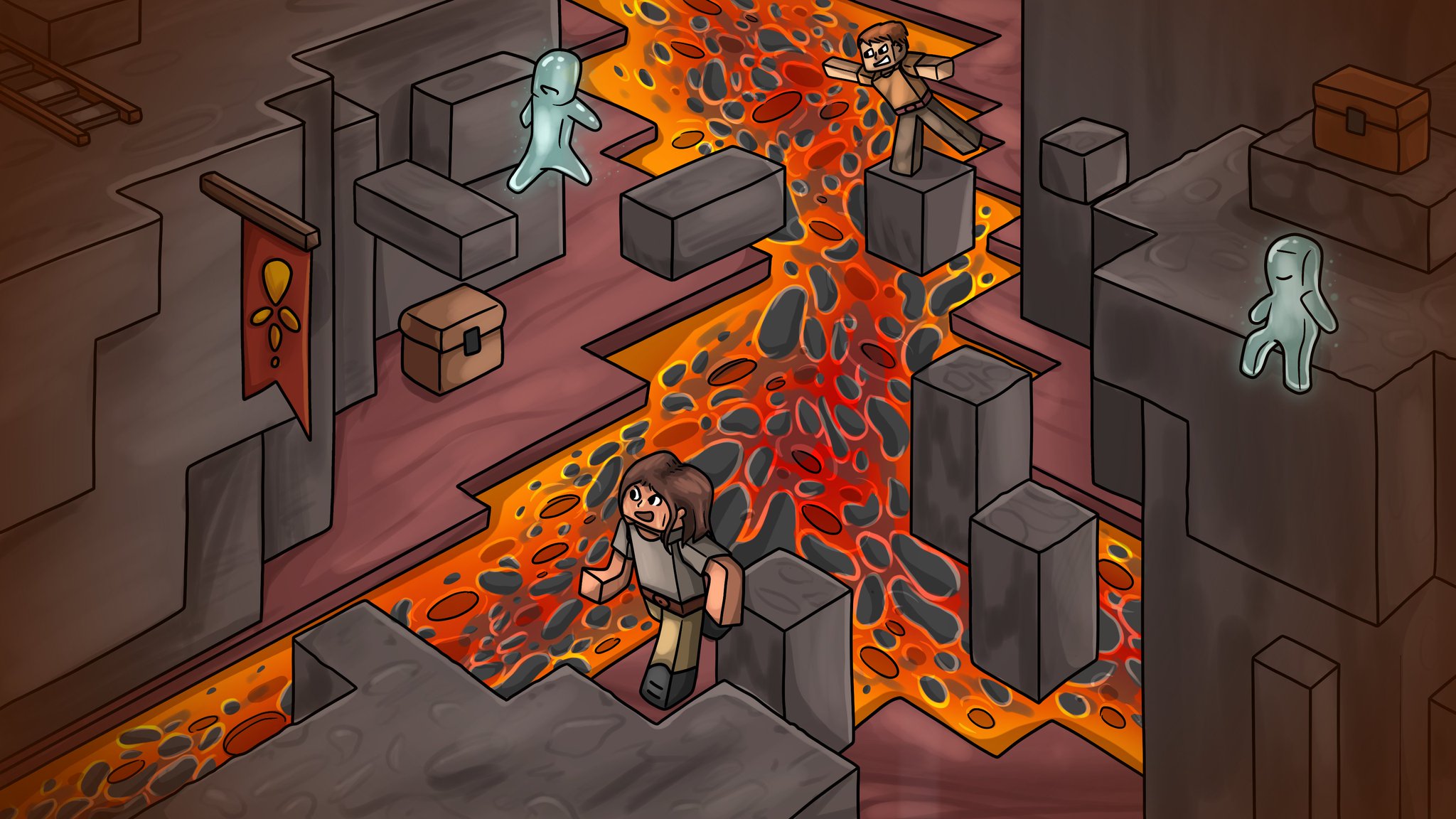 Foxcraft on Twitter "Excited to share this Minecraft parkour & build game with you! IP https