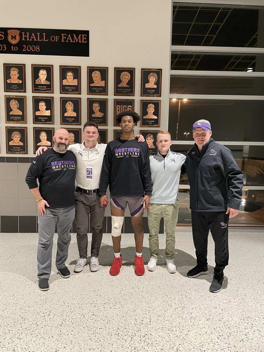 Cadet senior James DiStaso-Hutchins finishes his year 1-2 at State. He made a great late season push dropping down a weight class and wrestling some really tough competition. #brothersforlife