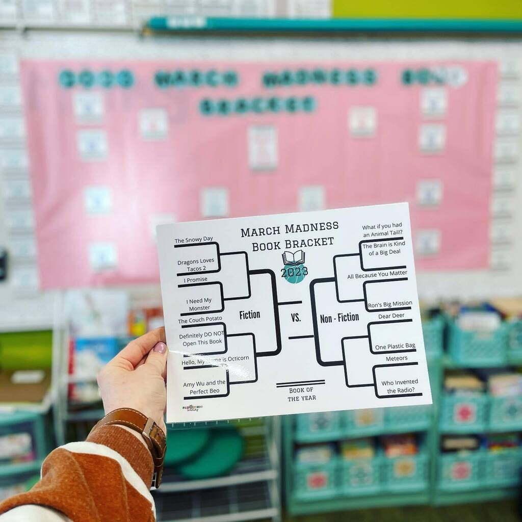 // ✨ It’s HERE! ✨ // 

Have you set up your #marchmadnessbooktournament yet!!? 

Grab it here before it’s too late! 

🏀 bit.ly/FWTMarchMadness 🏀 

I really love my pretty pink and teal this year! 

#Firstyearteacher #futureteacher #teachertips #t… instagr.am/p/CpFoDmjrJrl/