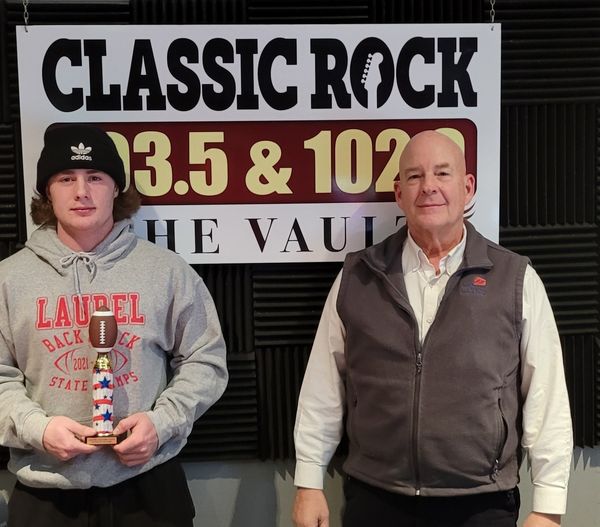 My sports show runs each Saturday from 8 am to 9 am on Classic Rock 1035 and 1029 the Vault.
 My guests today included Laurel football and baseball player Kaden Shockley and Milford Southern States Gary Rhodes.