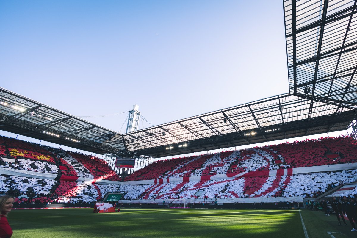 fckoeln's tweet photo. E LEVVE LANG! ❤️🤍 @Bundesliga_DE 
____
🐐 0:1 🐺 (16.) #KOEWOB #effzeh https://t.co/3n9YESaQ9G