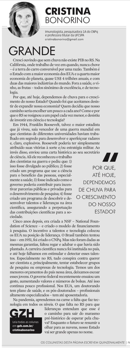 Vamos falar sobre o verdadeiro problema no RS