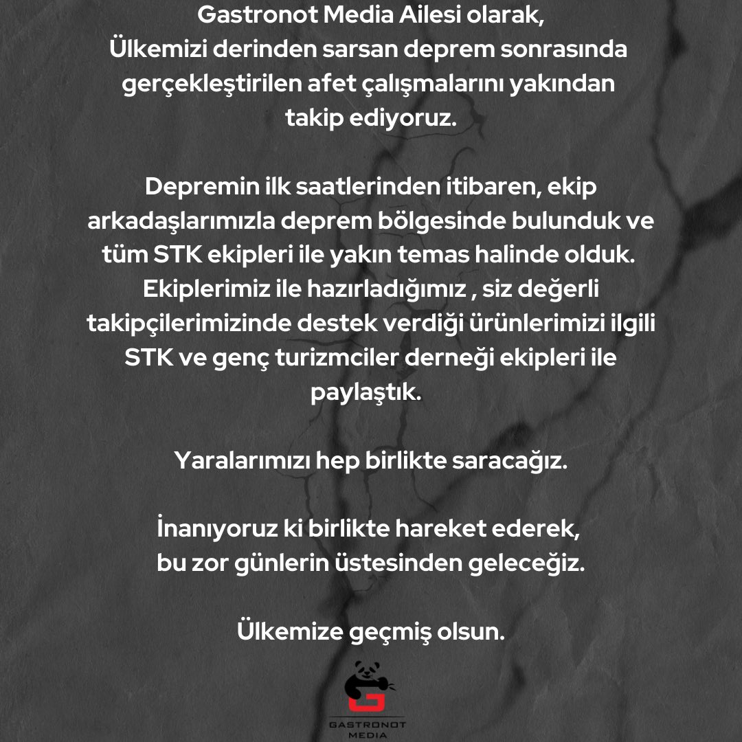 gastronottv's tweet photo. #deprem #geçmişolsuntürkiyem #gastronottv https://t.co/Qp3FJsSBup