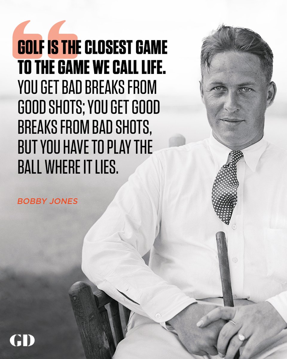 GolfDigest's tweet photo. Wise words from the legend. https://t.co/YFzJLxlSZL