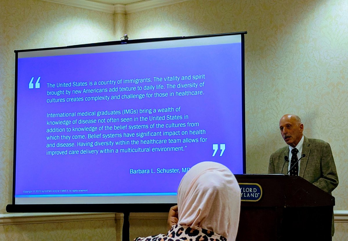 1 in 4 US physicians are International medical graduates #IMG and contribute to #excellence and #diversity in medicine and address important gaps in US healthcare #ACGME2023