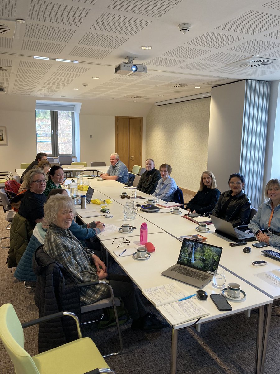 3 yrs after our last face to face meeting it’s great to be with the <a href="/MDUK_News/">Muscular Dystrophy UK</a> Scottish Council today. Great to welcome new prospective members and to discuss priorities for people with muscle wasting conditions in Scotland. Lots of exciting thoughts to occupy the journey home!
