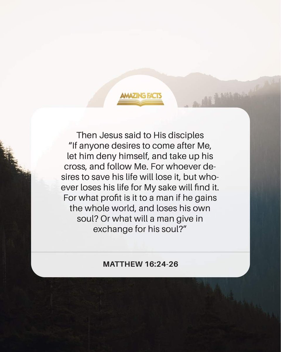 QuotesEgw's tweet photo. We must sacrifice every ounce of self if we would choose to walk after Him.  May His willing sacrifice be the motivator in your life today!  

Sabbath greetings brothers and sisters. https://t.co/vXq9J25vd0