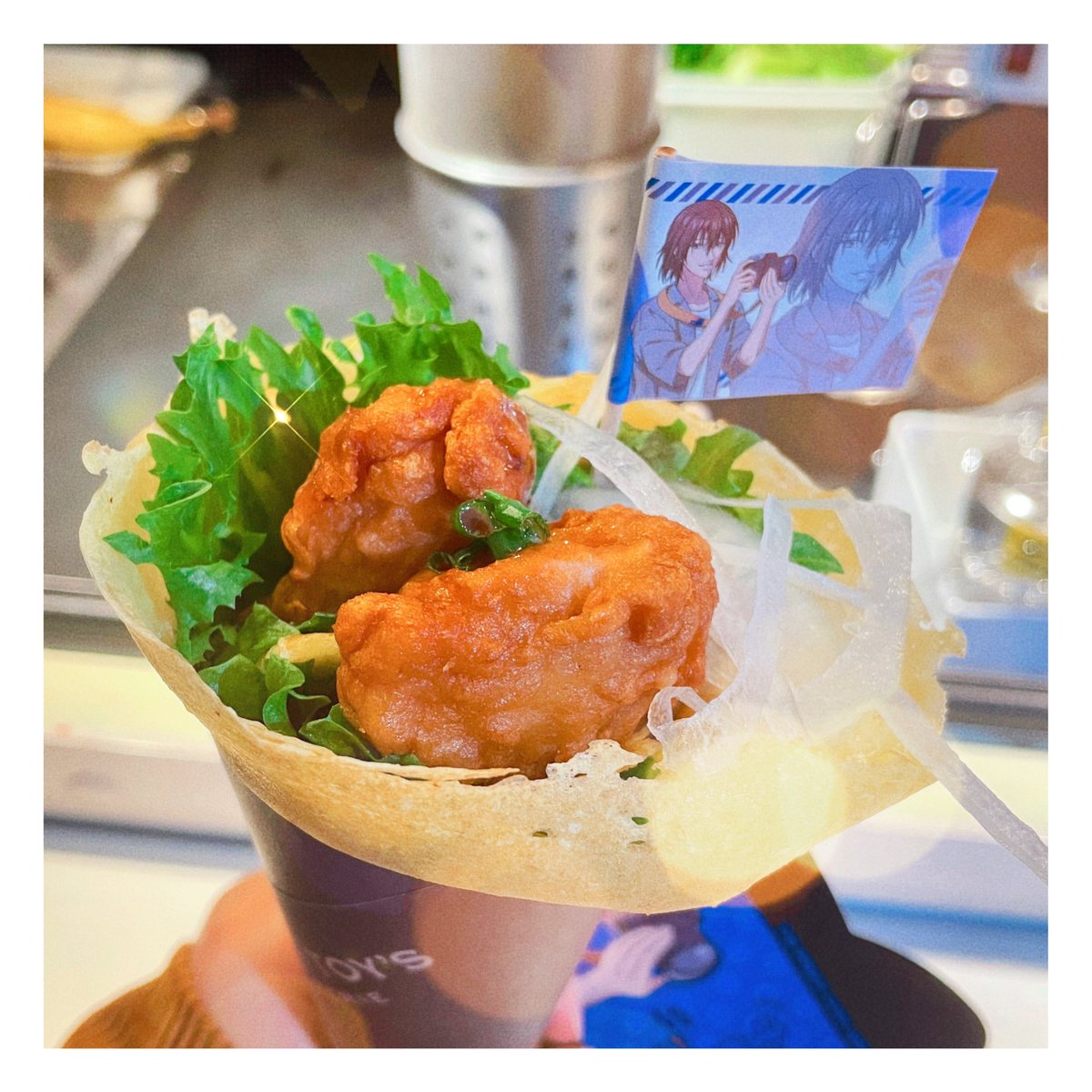 「本日は大阪のいつのまにか潰れていたナンジャに行き、不二周助を食べ、カビちゃやに会」|カマドマのイラスト