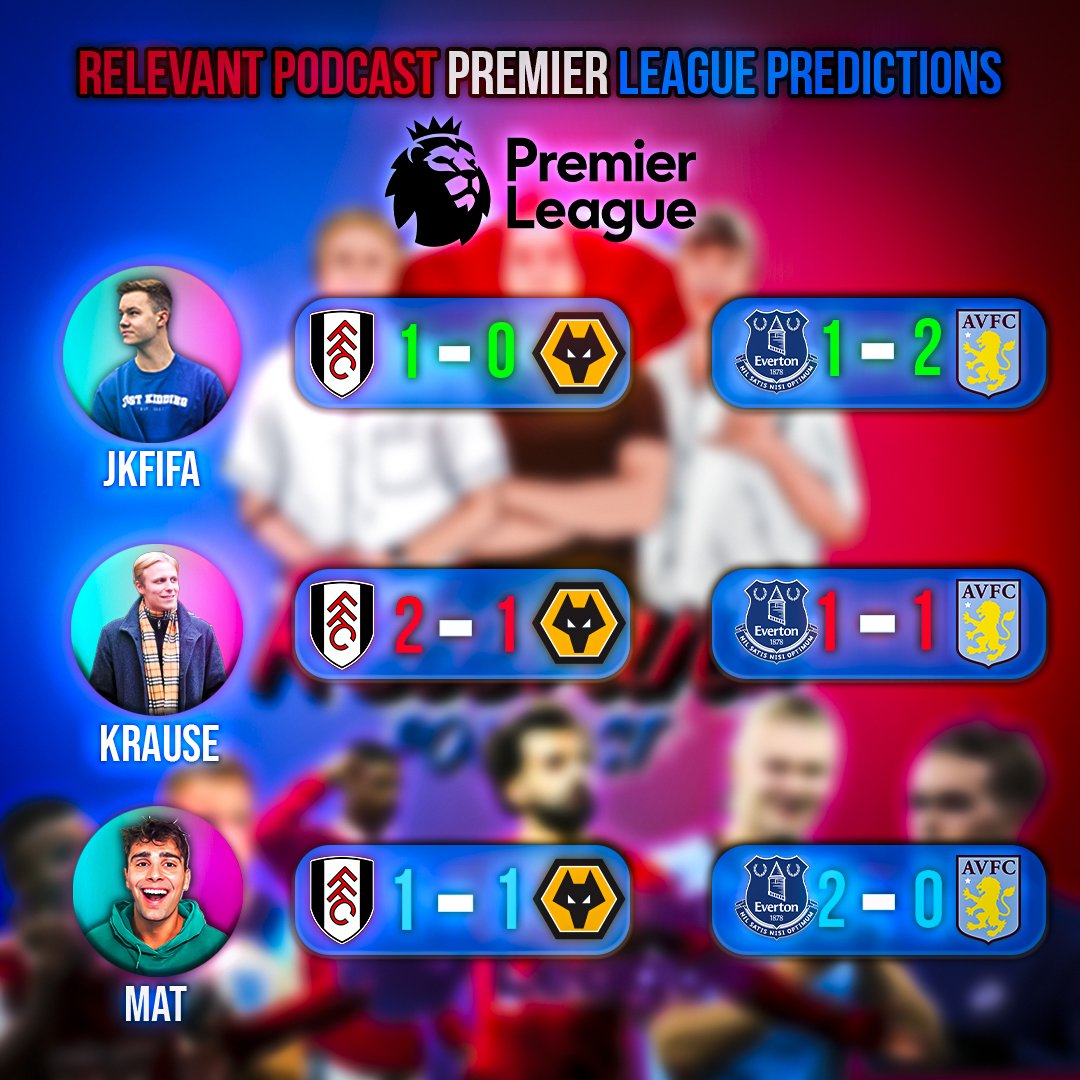 Relevant_MKJ's tweet photo. Premier League runde 25 predictions fra JK, Krause og Mat.

Igen skud ud til @AxelEgholm for at have lavet grafiken her. https://t.co/gIIamHFkqp
