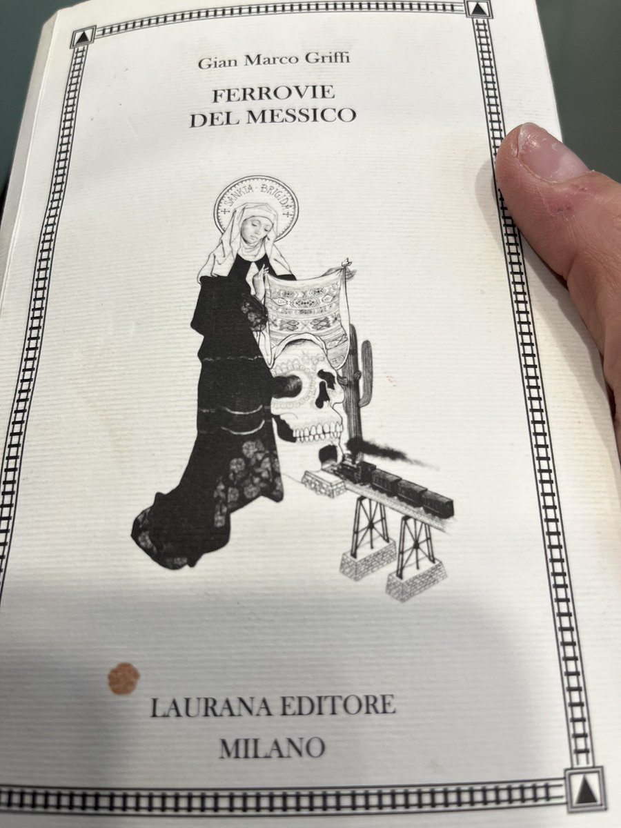 Avrò un tocco fortunato, ma alla faccia di chi lamenta la scarsa qualità della letteratura italiana di oggi io incontro spesso libri meravigliosi. ‘Ferrovie del Messico’ è una gioia per la lingua e per l’intelligenza. Davvero un grande romanzo 🙂 @giuliomozzi @LauranaEditore