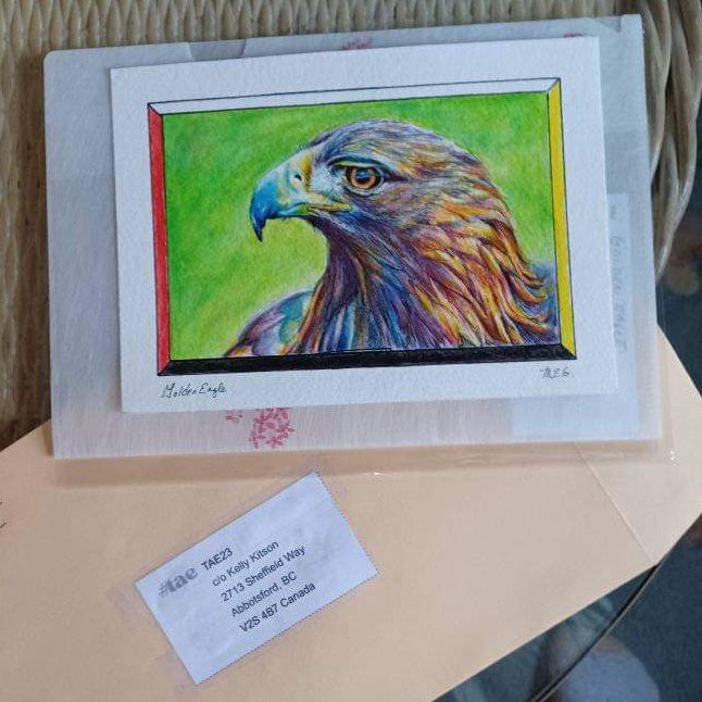 Twitter Art Exhibit 2023. Golden Eagle. Created for the Twitter Art Exhibit and donation towards Urban Native Youth Association, First Nation in Vancouver, British Columbia Canada!

#twitterartexhibit #TAE23 #unyayouth #indigenous #inktensepencils