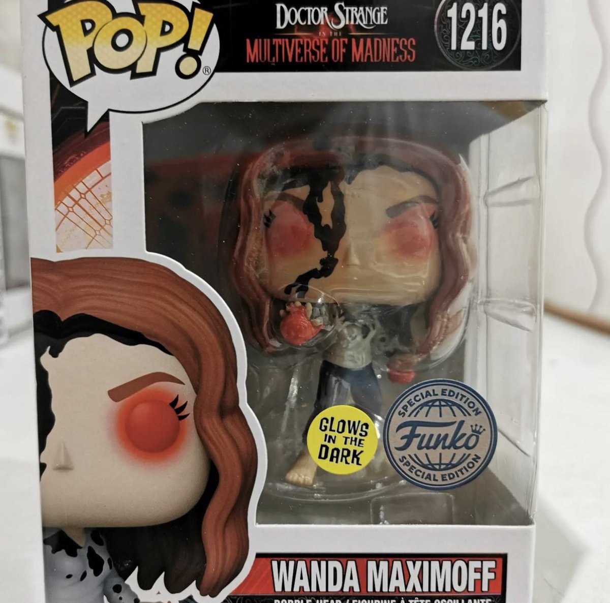 A look at the glow on EE exclusive Wanda Maximoff! Available for preorder. #Ad #Marvel
.
entertainmentearth.com/product/fu838w…
.
Credit @popwiz85
#Wanda #WandaMaximoff #doctorstrangeinthemultiverseofmadness #multiverseofmadness #Funko #FunkoPop #FunkoPopVinyl #Pop #PopVinyl #Collectibles…