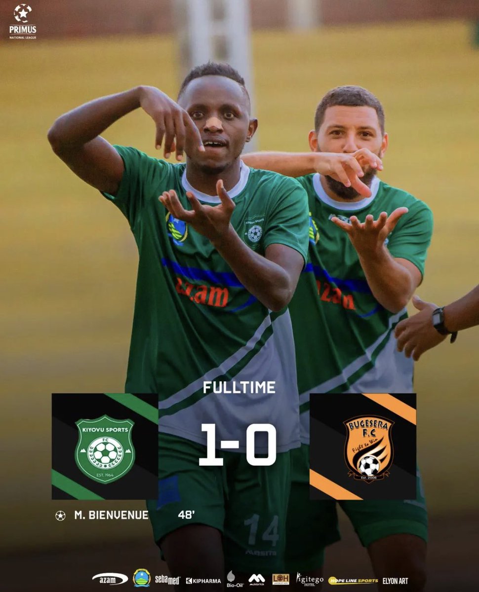 KiyovuFans's tweet photo. It’s full time at Muhanga🏟️
3ponits✅
#PeaceC🆙🔜 https://t.co/FZzbn7T0Mx