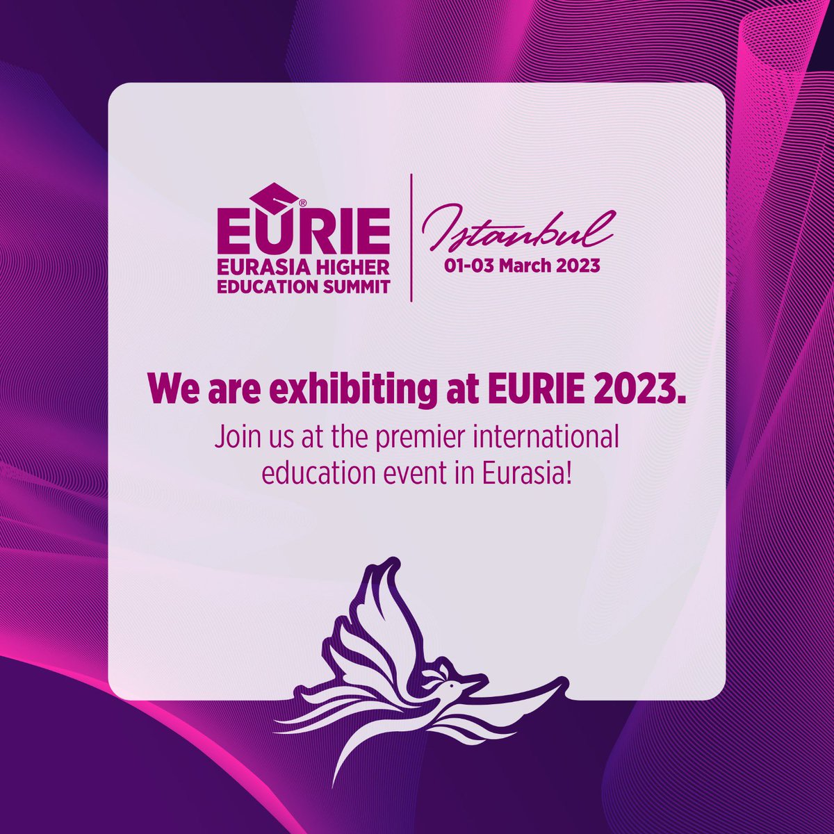 isuintoffice's tweet photo. Meet us at Lütfi Kırdar Convention Center on March 1-3! #eurie #eurie2023 #istinyeüniversitesi #istinyeuniversity https://t.co/gxm6B3k3nW
