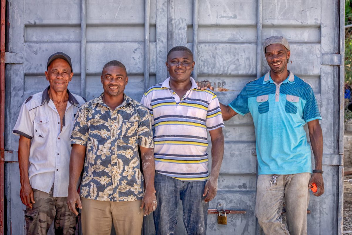 The four leaders: a tree whisperer; a whiz at tracking plantings;  a super duper innovator; and one has his ear to the ground on the happenings of the project. What a team!