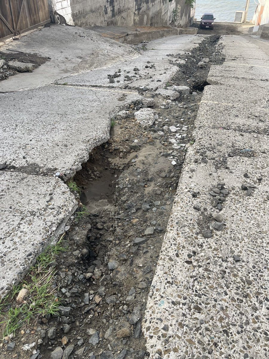 leonorguillen's tweet photo. Calle 29 del Barrio Umiña destruida despues del trabajo de la microestacion, por favor atender @agustinintriago @Municipio_Manta @mauro_rezabala @marcivaldivieso @diegomfh88 https://t.co/DgC8jC13z1