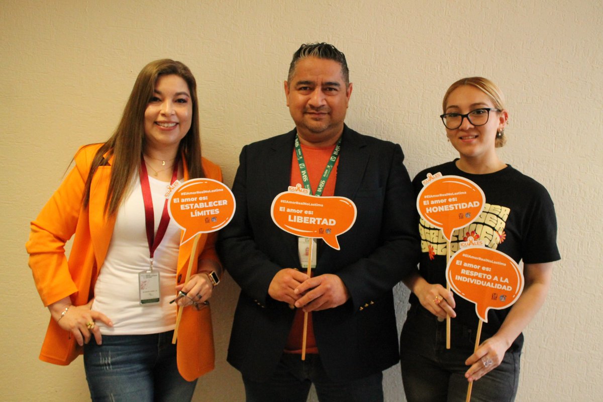 Tu_IMSS_TAM's tweet photo. Este #DíaNaranja en el #IMSSTamaulipas decimos que amor es responsabilidad, libertad y honestidad, es establecer límites y es diverso. 
#IgualesEnDerechos #IMSSySNTSSvsViolencia #ElAmorRealNoLastima https://t.co/RgDXFCbdEt