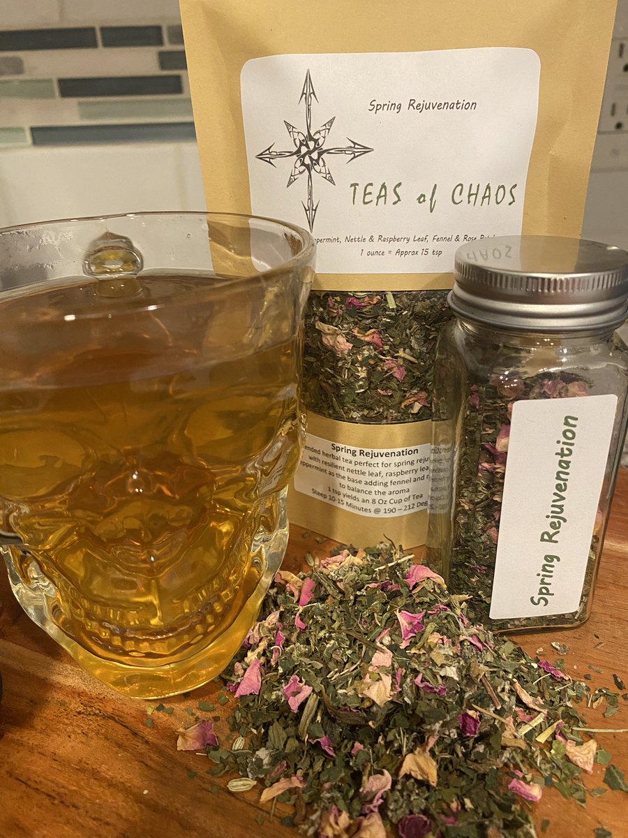TeaofChaos17's tweet photo. Love some spring rejuvenation with rich nutrient filled blend. Excellent hot or over ice to start the day https://t.co/uzXHo1zjAZ