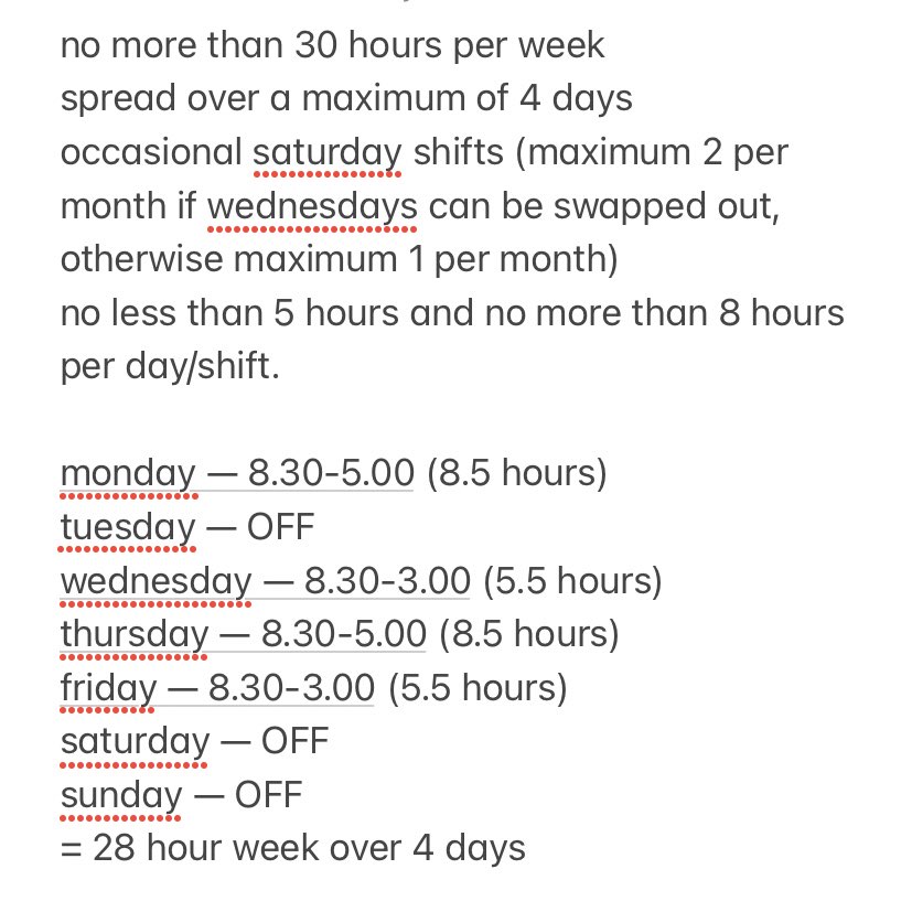 i am #settingboundaries with my employer because gosh this job is getting shitty 
is this reasonable to ask for a part time job? we really just need more employees but my boss refuses to employ more people and ideally wants me full time but i CANNOT do that because the job sucks