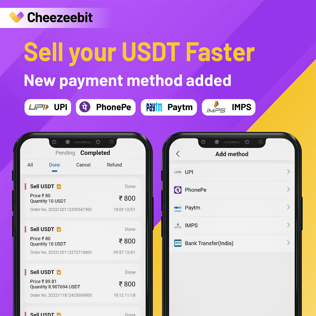 cheezeebit's tweet photo. New payment methods
Faster payment methods
https://t.co/NuxKndFq3m
#Cheezeebit #USDT #BTC #NFT https://t.co/H23q7taNXN