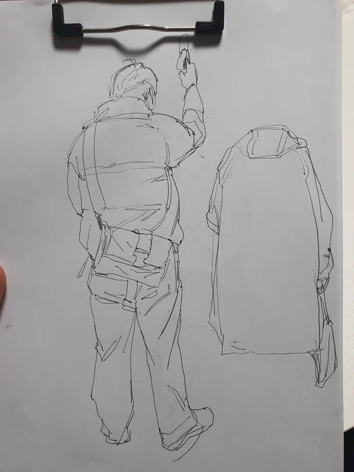 지하철 크로키 1  