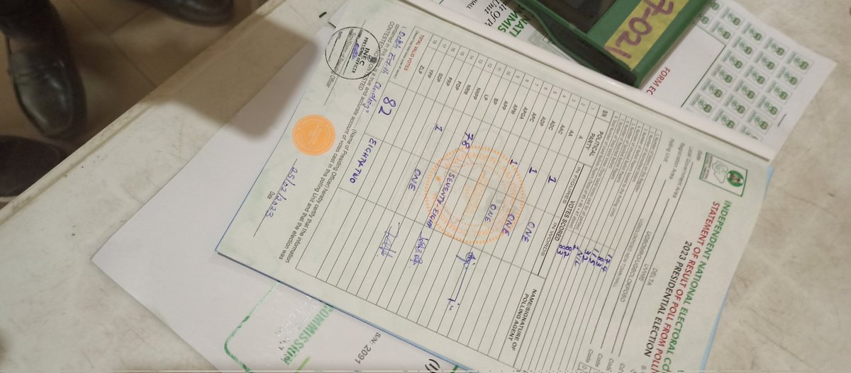 godsgrant_oye's tweet photo. @Topboychriss Ugbolokposo New Town Hall polling unit Uvwie LGA Delta State presidential election result.  Guess who won? https://t.co/68btHLG6xT