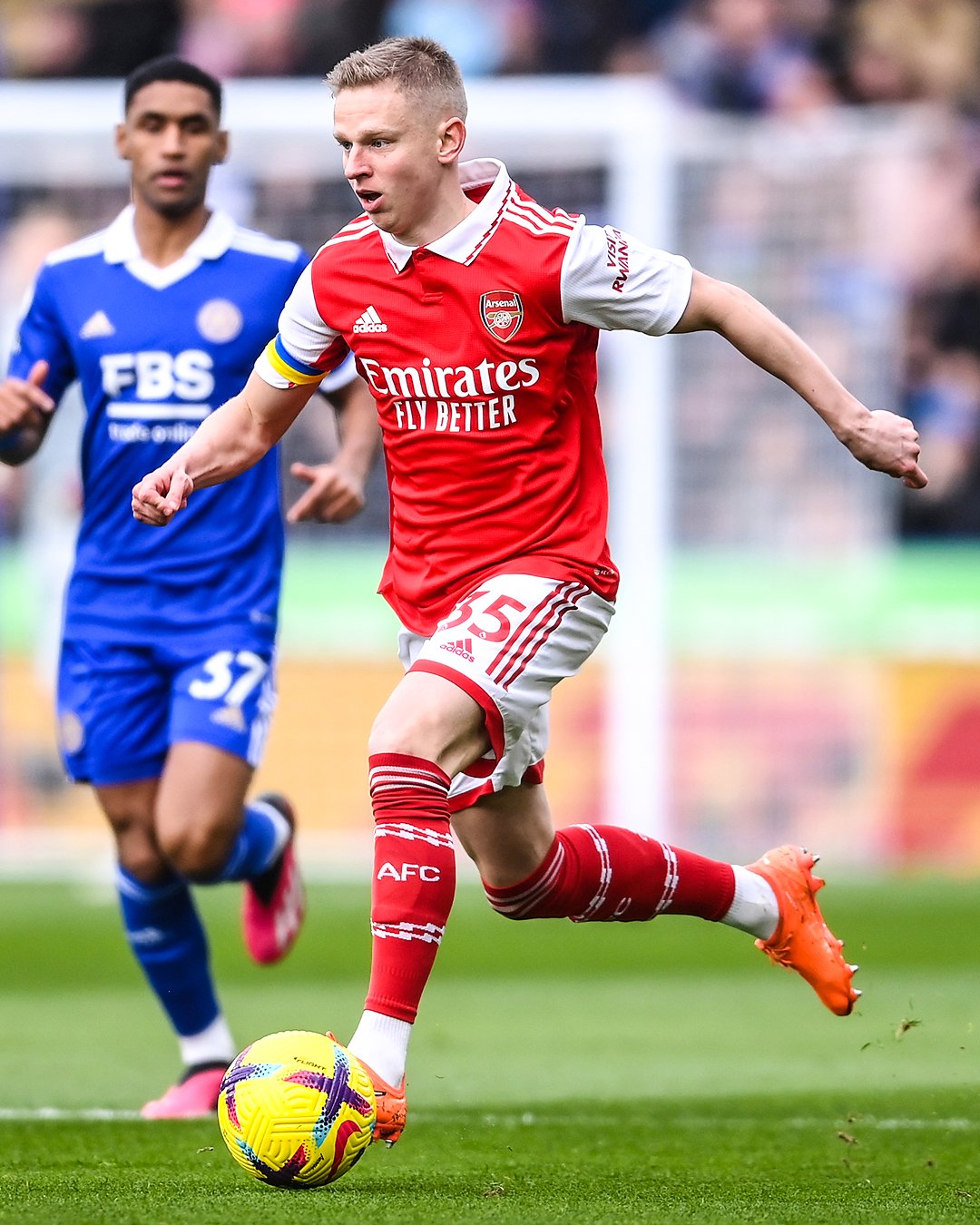 B/R Football on Twitter "Oleksandr Zinchenko is wearing the captain's armband for Arsenal on