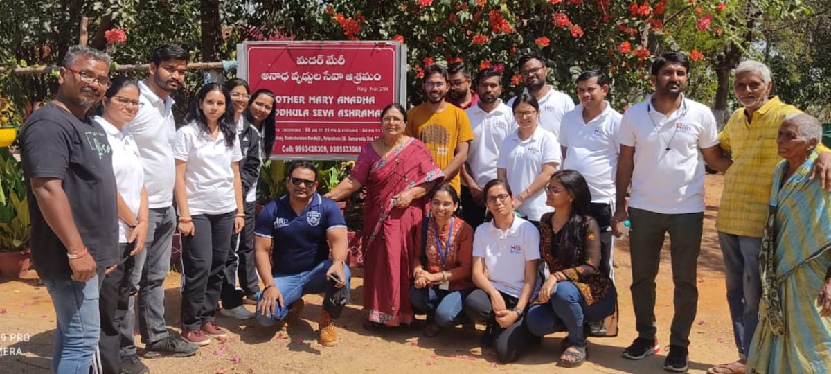 K_Animeshi's tweet image. Visited an old age home today in Sangareddy district. #FoundationCourse