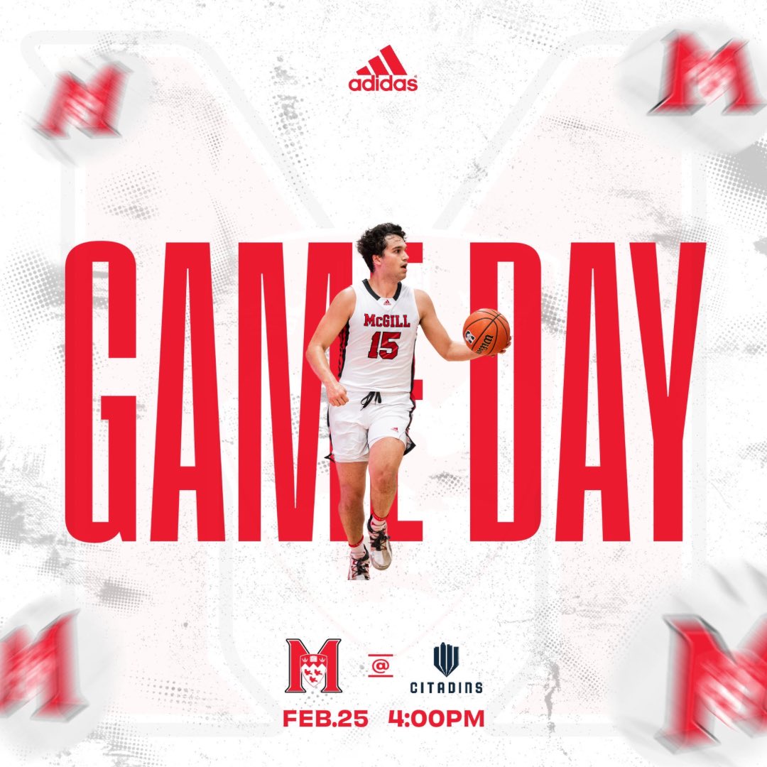 Last Regular Season Game!

📆: Today
⌚️: 4:00pm
⛹🏽‍♂️: <a href="/Citadins/">Citadins de l'UQAM</a>
🏟️: Centre sportif de l’UQAM 
🎟️: eventbrite.ca/e/billets-bask…
🎥: youtube.com/user/sportuq
📊: universitysport.prestosports.com/sports/mbkb/20…

📸: @gariesphoto 

#TheMcGillWay