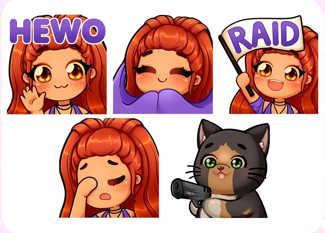 Cute Emotes done 🥺
.
.
.
.
You can get yours's done in quick turnaround!