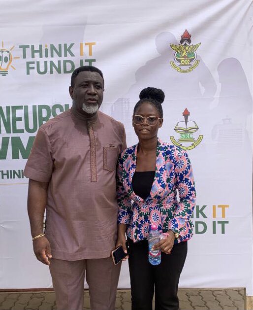MiriamQuansah's tweet photo. Yesterday, the Vice Chancellor of KNUST joined student leaders & many notable dignitaries to Launch the Think IT-Fund IT Entrepreneurship Initiative envisioned by the SRC, and I was privileged to be present😍#Mimi23
#BeyondThePen✍️
#ThinkItFundIt 🧠💰
#Mimi4SRCGeneralSecretary23’ https://t.co/hv4iv9NzQV