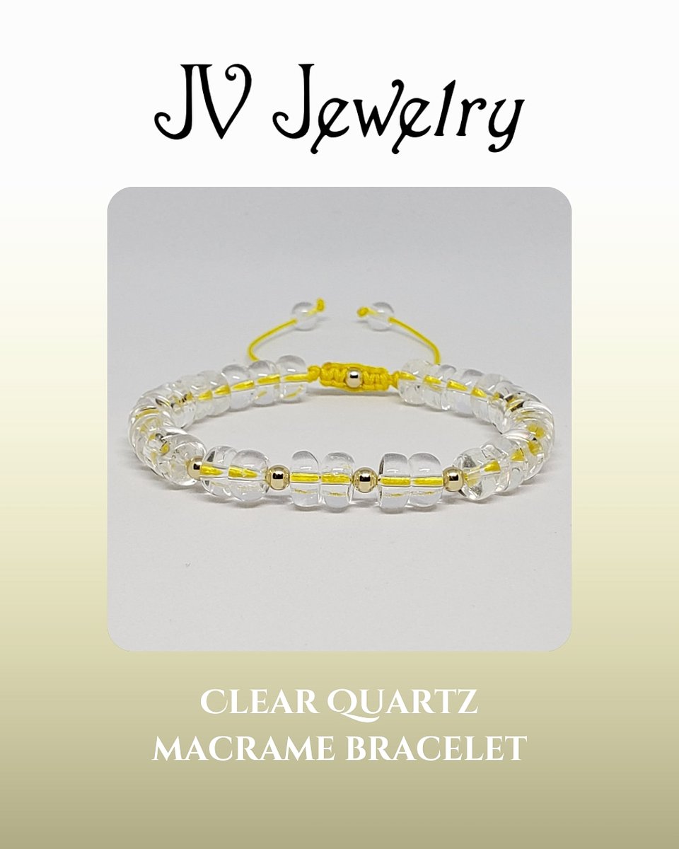 Clear Quartz Crystal and Gold Filled Beaded Bracelet 

#saturday #goodmorning  #ClearQuartz #GoldFilled #BeadedBracelet #NaturalGemstones #HandmadeJewelry #etsyshop #ElevateYourStyle #Intuition #Clarity #LuxuryJewelry #FashionAccessories  #jvjewelry_