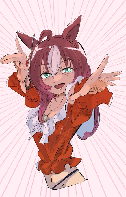 ダーレーアラビアン描きました 