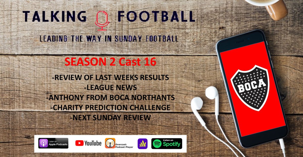 NSL Talking Football (@talking_ballpod) on Twitter photo Reviewing all results from the <a href="/NeneLeague/">NeneSundayLeague</a> <a href="/Liambaileyshaw/">Liam Bailey-Shaw</a> <a href="/HartwelForestFC/">Hartwell Forest FC</a> & <a href="/jg/">Joe Green</a> invites <a href="/AntHollick7/">Anthony Hollick</a> from <a href="/BocaNorthants/">Boca Northants</a> as special guest. Question of the week,charity pot predictions and more.
please help Sunday football grow by liking and sharing the <a href="/Talking_BallPod/">NSL Talking Football</a> cast. Reviewing all results from the <a href="/NeneLeague/">NeneSundayLeague</a> <a href="/Liambaileyshaw/">Liam Bailey-Shaw</a> <a href="/HartwelForestFC/">Hartwell Forest FC</a> & <a href="/jg/">Joe Green</a> invites <a href="/AntHollick7/">Anthony Hollick</a> from <a href="/BocaNorthants/">Boca Northants</a> as special guest. Question of the week,charity pot predictions and more.
please help Sunday football grow by liking and sharing the <a href="/Talking_BallPod/">NSL Talking Football</a> cast.