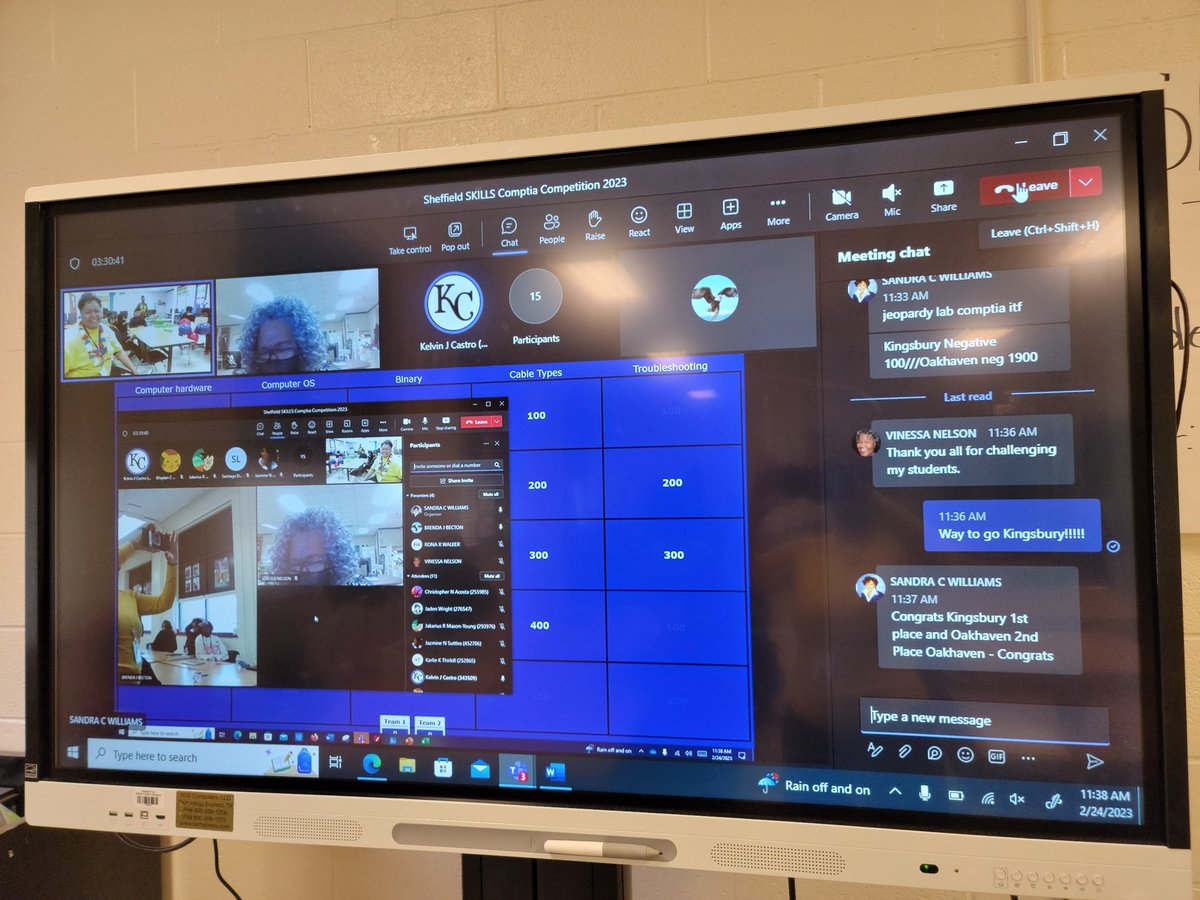 Congratulations to our Coding students who won 2nd place in the virtual CCTE CompTia Competition! Sending a special shout out to Ms. Becton for her leadership in guiding our program!