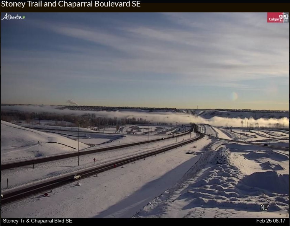 NewsRadioCGY's tweet photo. Another caller to the Traffic Centre says there is thick fog in the south on Stoney Trail where it crosses the river. It's a thin band of fog and you'll pass through quickly. Drive carefully. #yyctraffic #660traffic https://t.co/W9DYeNaHgK