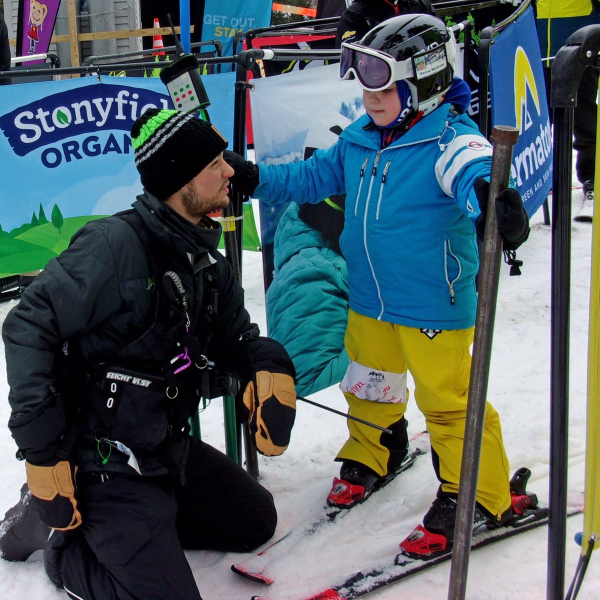 Making new friends is a lot of our 'why' at the Vertical Challenge . . . And tomorrow marks our first-ever trip to Ski Sundown! Join us and befriend a crew member, or fellow racer, or even a big inflatable cow - we'll be excited to see you! #skivc @SkiSundown