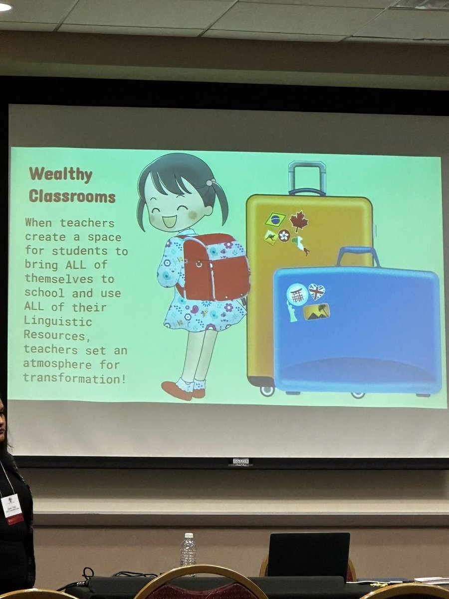 Important for educators to remember-our students already come to us with cultural wealth! We need to use this valuable resource in our classrooms! #ITBE2023