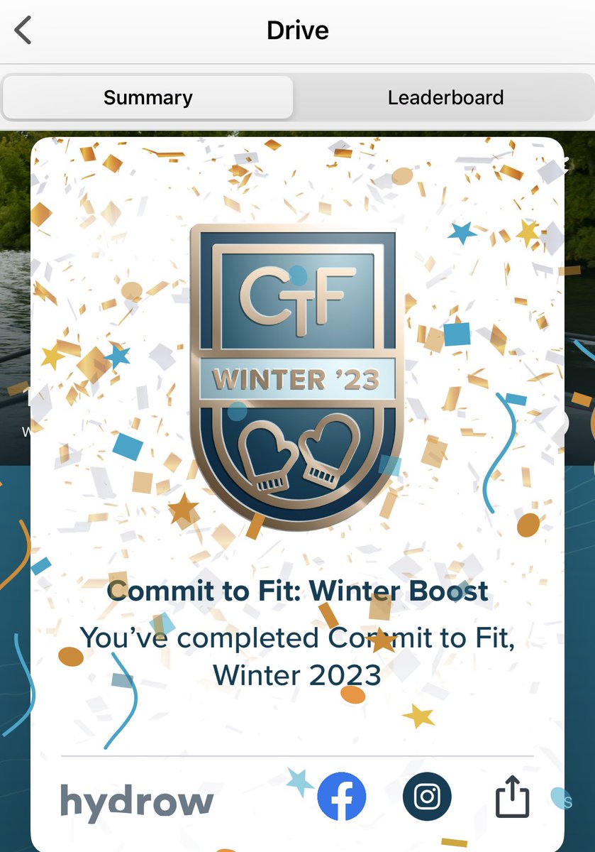 havrilla's tweet photo. Forgot to post but….Wheeeee…another one bites the dust! #goalgetters #hydrow #hydrowcommittofit https://t.co/Ldef6WAhRj