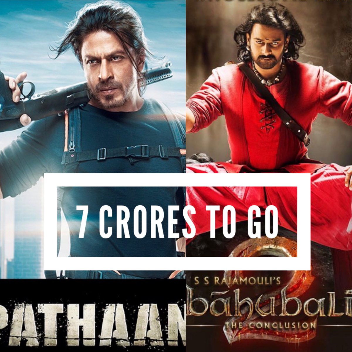 Tutejajoginder's tweet photo. #Pathaan doesnโt drop at all on Friday as it brings in 1.02 crores. Total so far: 521.18 cr
Hindi total: 503.10 cr
8 crores to go before it goes past #BaahubaliTheConclusion Hindi lifetime of 511 cr https://t.co/cWmHDkB6SN