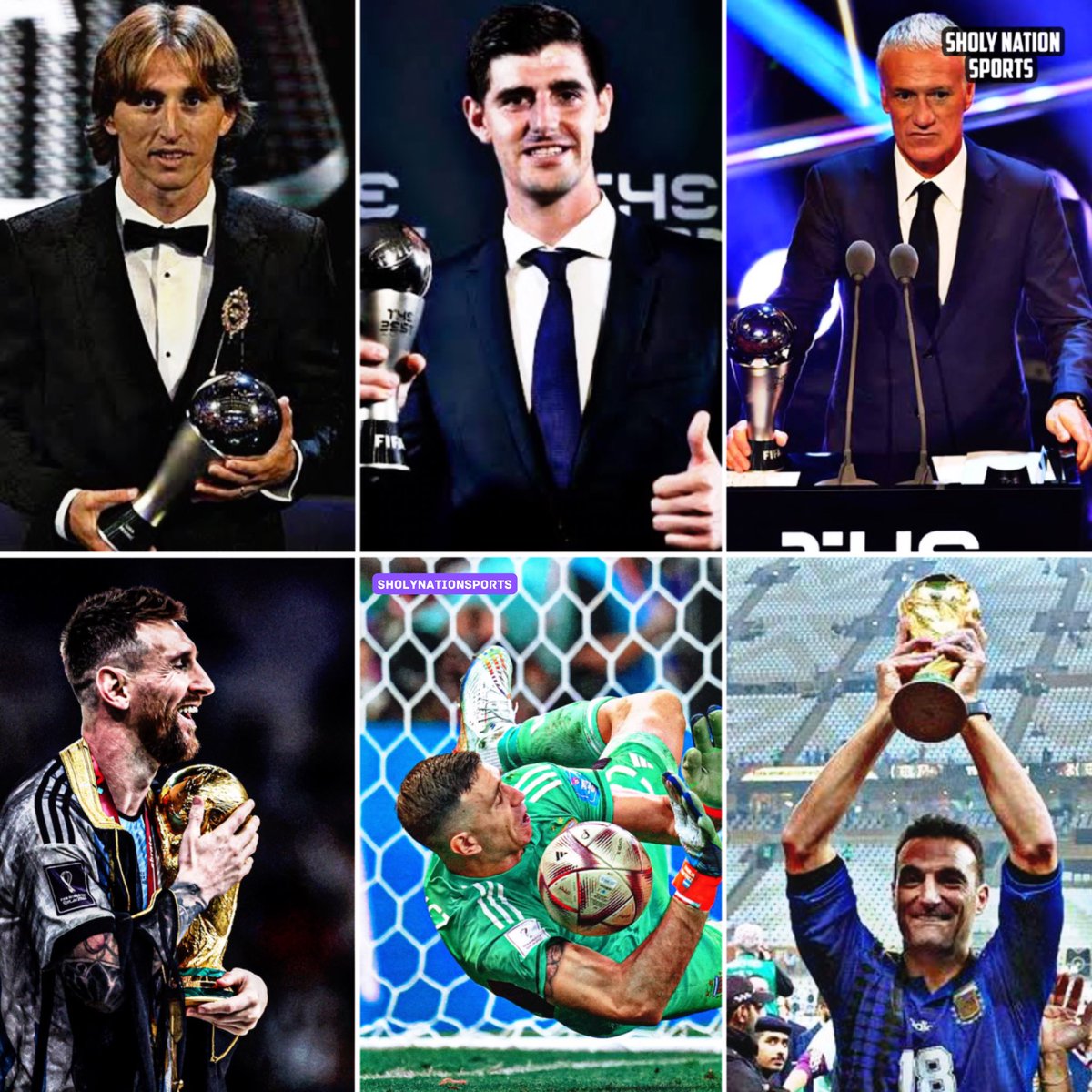 IN 2018:

🇭🇷 Modric won FIFA The Best because of the World Cup
🇫🇷 Deschamps won FIFA Best Coach because of the World Cup 
🇧🇪 Courtois won FIFA Best Goalkeeper because of the World Cup.

🔥 We want the same energy in this year FIFA the Best award for:

🇦🇷 Messi, Emi &amp; Scaloni