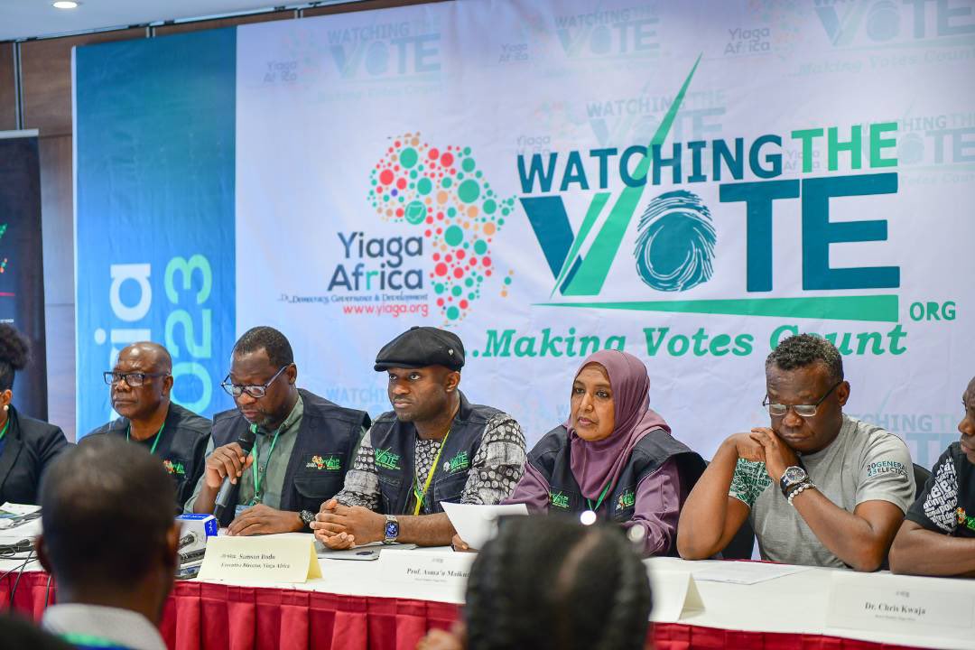 Ambassador Samuela Isopi @SamuelaIsopiEU led the #EuropeanUnion delegation to attend Yiaga Africa’s watching the vote press briefing as #NigeriaDecides2023. 

#EUinNigeria
#2023Election
#2023Elections
#NigeriaDecides2023
#EU4Democracy
#EU4DemocracyNG
#NigeriaElections2023