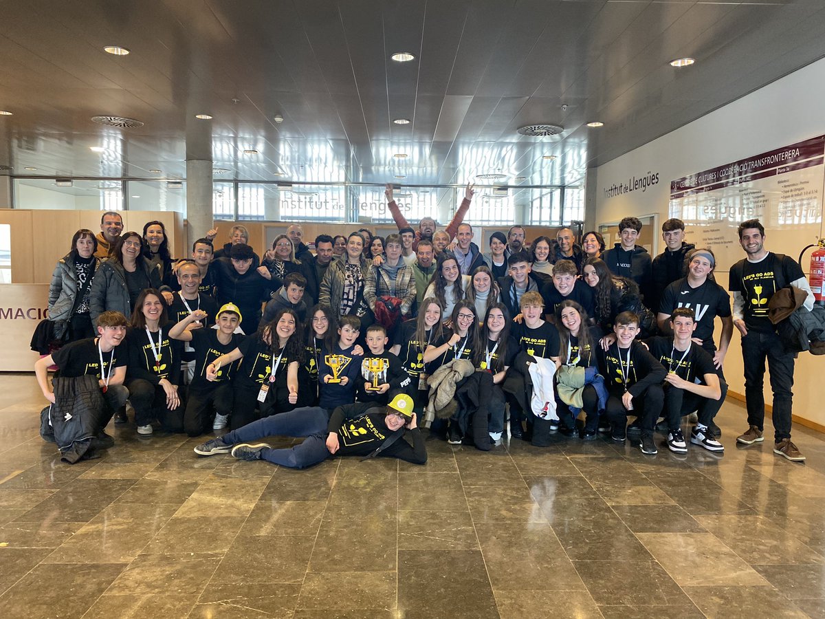 Ens n’anem a Cartagena!! ⠀
🏆1r premi INGENIER@ SOY al Guanyador ⠀
🏆 Premi GFT al comportament del robot ⠀
⠀
Gràcies per acompanyar-nos-hi!! ⠀
Gràcies a l’organització i als voluntaris! ⠀
Enhorabona a tots per la bona feina feta!  ⠀
<a href="/EPS_UdL/">Politècnica UdL</a> <a href="/elsplanells/">INS Els Planells</a>